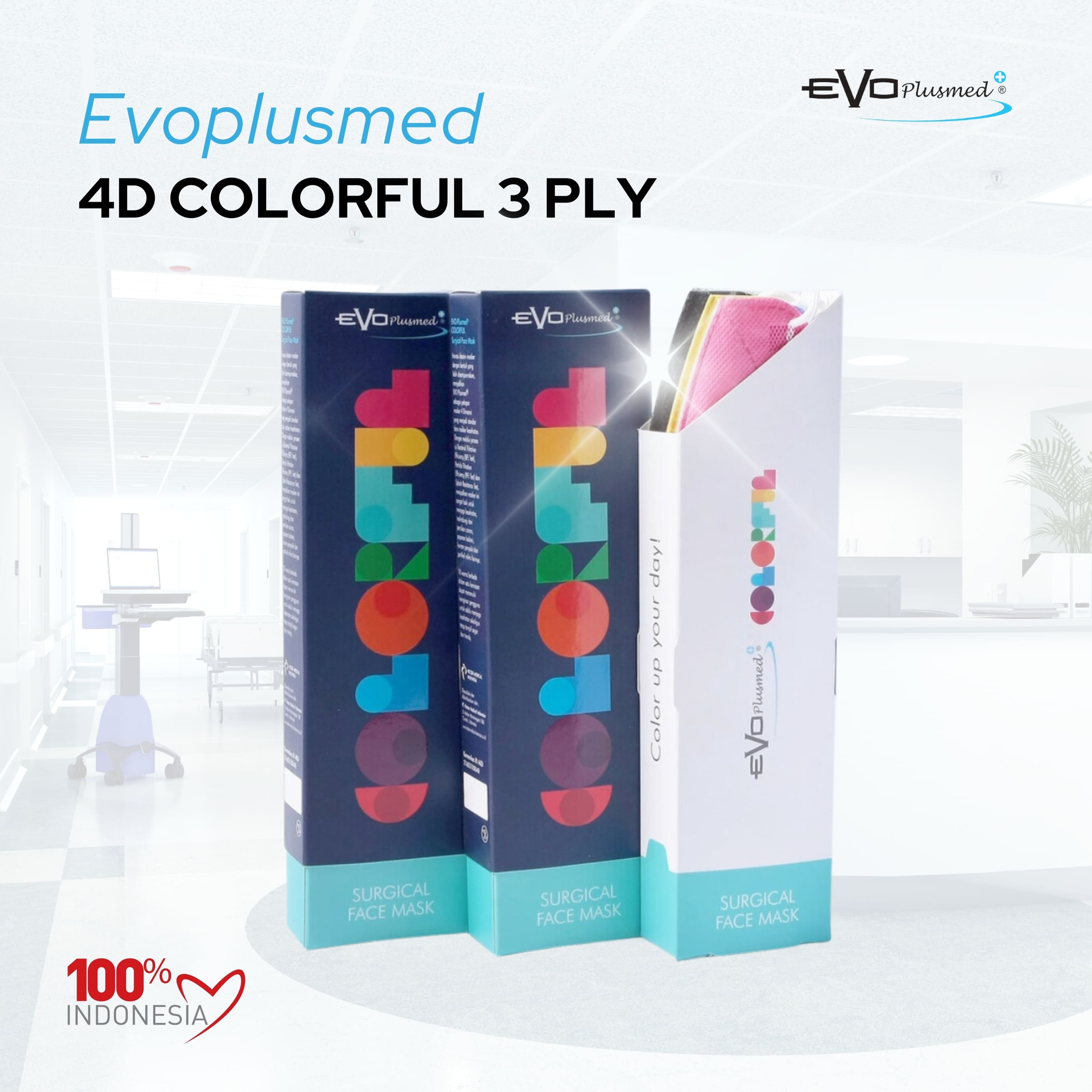 EVO PLUSMED 4D COLORFUL 3 PLY