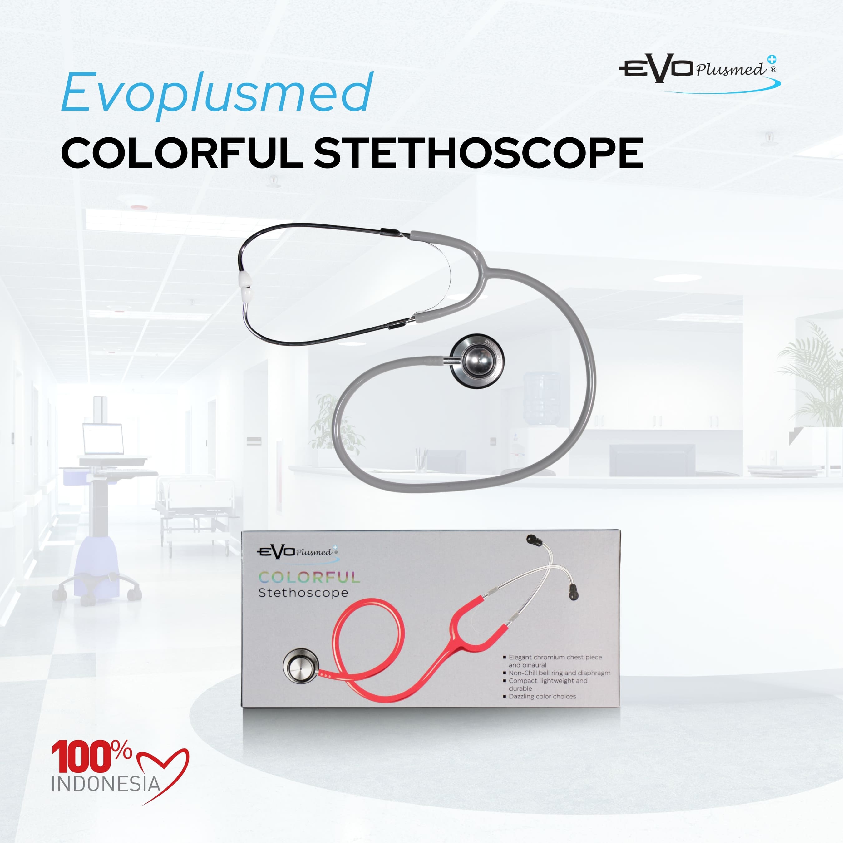EVO PLUSMED COLORFUL STETHOSCOPE